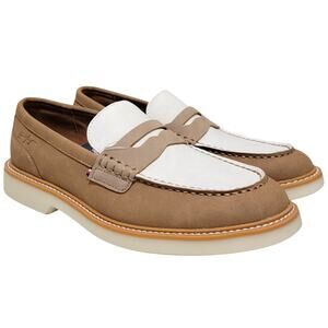 Tommy Hilfiger Men Sector Slip On Penny Loafers Size US 8M Medium Natural Tan